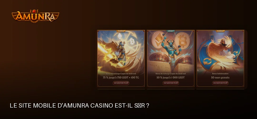 Amunra Casino promotional banner