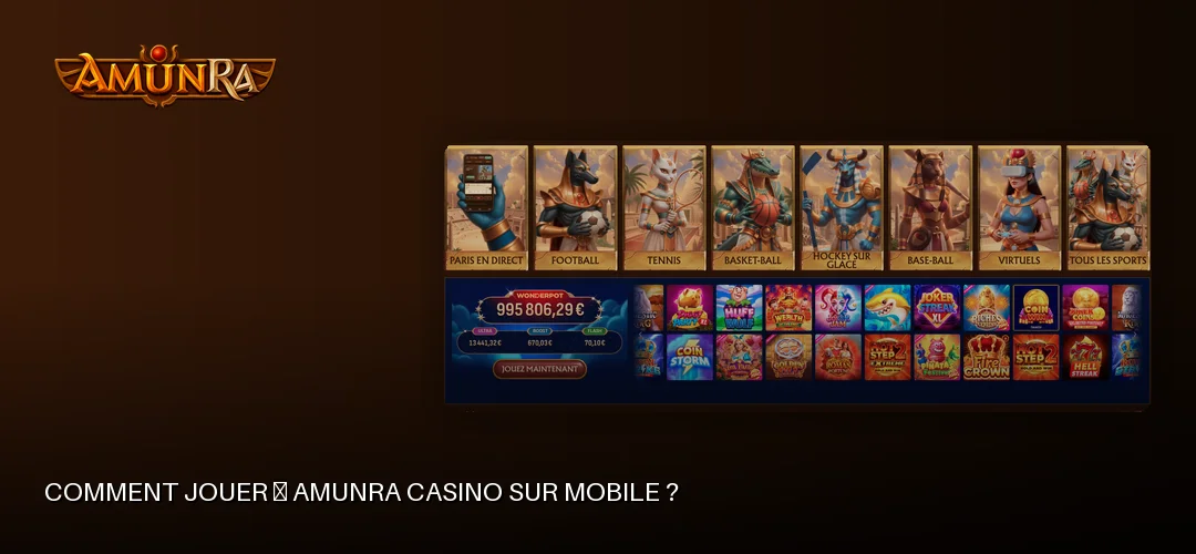 Amunra Casino promotional banner